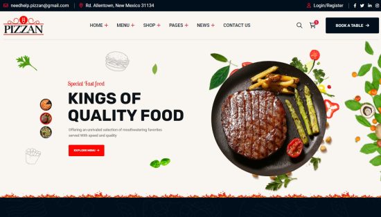 Restaurant design Website design Amarillo